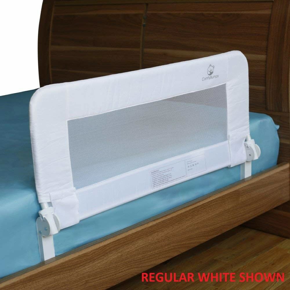 Regular & Long! Comfybumpy Toddler Bed Safety Rail Guard Crib Kids All Bed Sizes