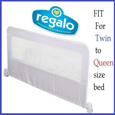 Regalo Swing Down Bedrail Bed Rail Crib Toddler Elderly Child Safety Net Guard